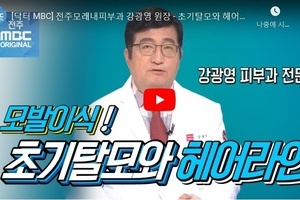 초기 탈모와 헤어라인의 모발 이식.